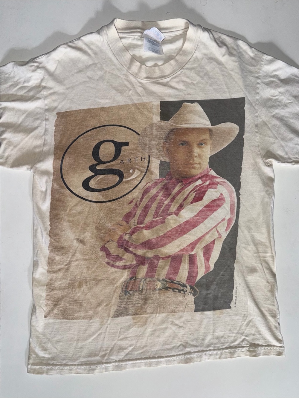 Vintage 1997 Garth Brooks Sevens World Tour T-Shirt | Hanes Beefy-T